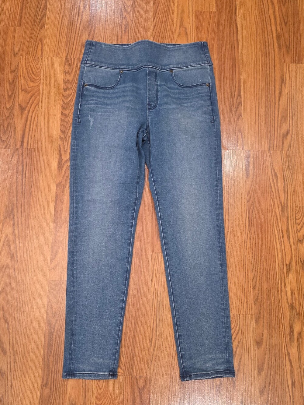 Spanx Signature Waist Ankle Skinny High Rise Women's Blue Jeans - Size 29